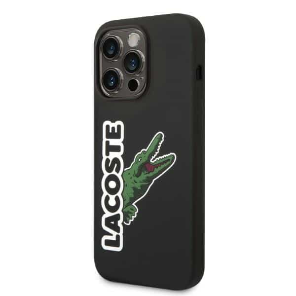 Lacoste Σιλικόνη Κροκόδειλος - θήκη για Apple iPhone 14 Pro Max - Μαύρο - Image 2
