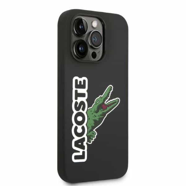 Lacoste Σιλικόνη Κροκόδειλος - θήκη για Apple iPhone 14 Pro Max - Μαύρο - Image 4