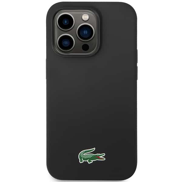 Σκληρή θήκη Lacoste LCHMP14LSLOK για iPhone 14 Pro 6,1" σε μαύρο χρώμα με σιλικόνη και MagSafe - Image 3