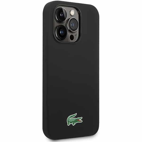 Σκληρή θήκη Lacoste LCHMP14LSLOK για iPhone 14 Pro 6,1" σε μαύρο χρώμα με σιλικόνη και MagSafe - Image 4