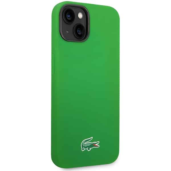 Lacoste LCHMP14SSLON Σκληρή θήκη iPhone 14 / 15 / 13 6,1" σε πράσινο χρώμα με σιλικόνη και MagSafe - Image 4