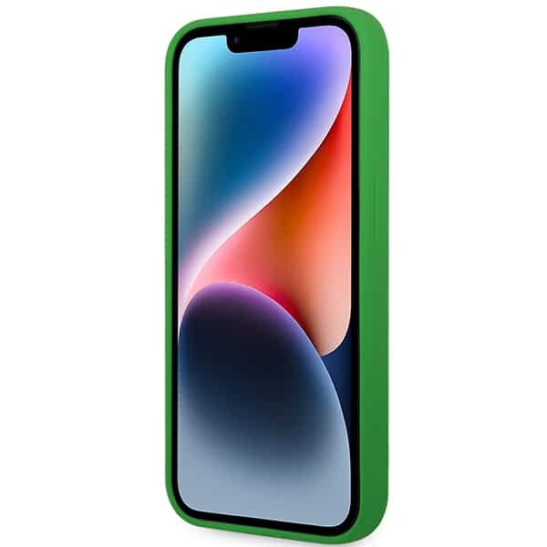 Lacoste LCHMP14SSLON Σκληρή θήκη iPhone 14 / 15 / 13 6,1" σε πράσινο χρώμα με σιλικόνη και MagSafe - Image 5