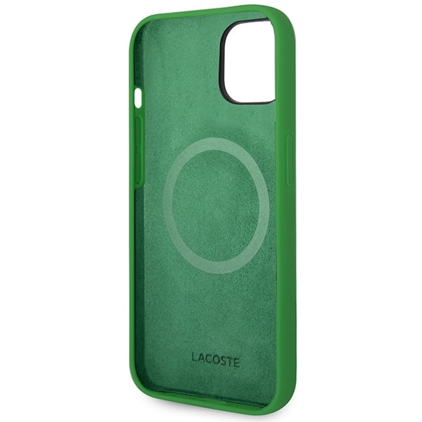 Lacoste LCHMP14SSLON Σκληρή θήκη iPhone 14 / 15 / 13 6,1" σε πράσινο χρώμα με σιλικόνη και MagSafe - Image 7