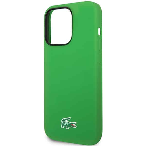 Σκληρή θήκη Lacoste LCHMP14LSLON για iPhone 14 Pro 6,1" σε πράσινο χρώμα με σιλικόνη και MagSafe - Image 6
