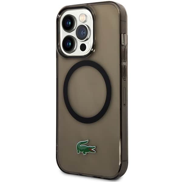Lacoste LCHMP14XULOK Μαύρη σκληρή θήκη για iPhone 14 Pro Max 6,7" με διαφανή σχεδιασμό και MagSafe - Image 2