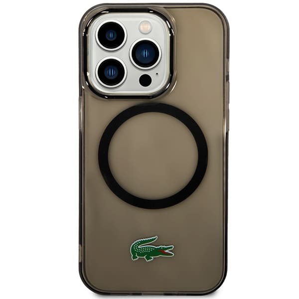 Lacoste LCHMP14XULOK Μαύρη σκληρή θήκη για iPhone 14 Pro Max 6,7" με διαφανή σχεδιασμό και MagSafe - Image 3