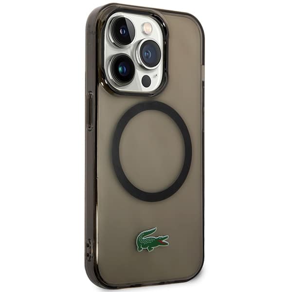 Lacoste LCHMP14XULOK Μαύρη σκληρή θήκη για iPhone 14 Pro Max 6,7" με διαφανή σχεδιασμό και MagSafe - Image 4