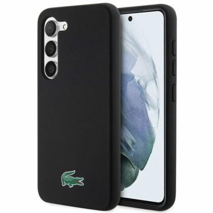 Lacoste Σιλικόνη Croc Logo - θήκη για Samsung Galaxy S23 - Μαύρο