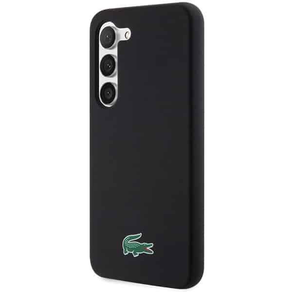 Σκληρή θήκη Lacoste LCHCS23MSLOK S23+ S916 μαύρη με σιλικόνη - Image 2