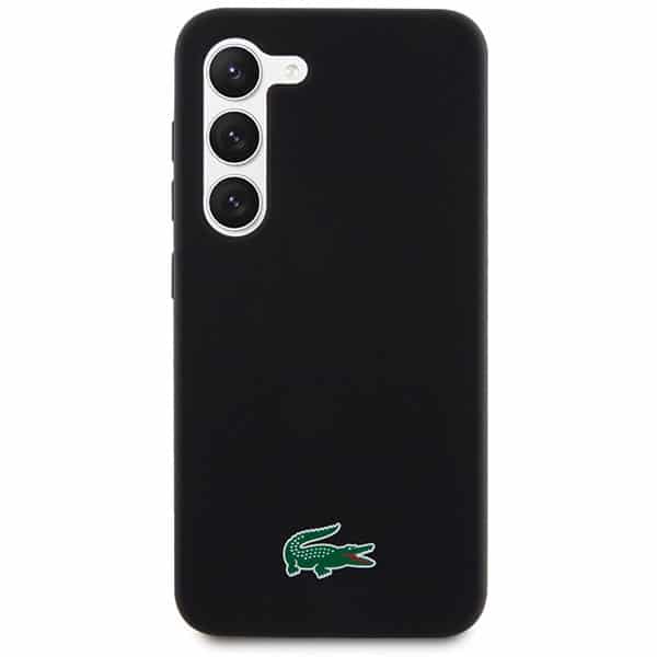 Σκληρή θήκη Lacoste LCHCS23MSLOK S23+ S916 μαύρη με σιλικόνη - Image 3