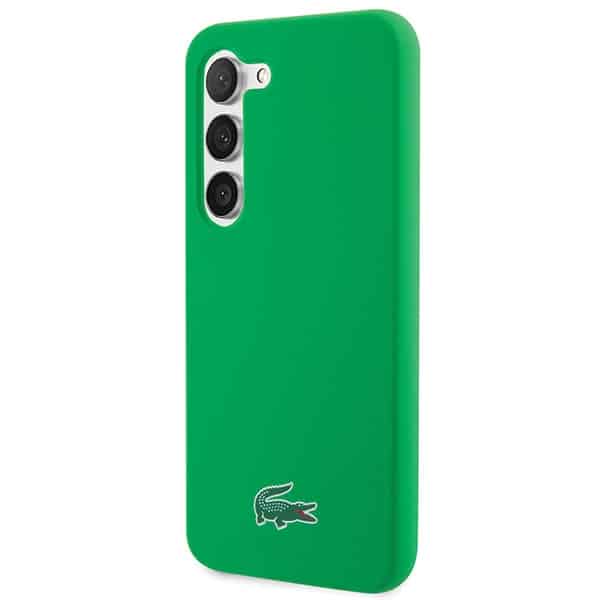 Σκληρή θήκη Lacoste LCHCS23SSLON S23 S911 σε πράσινο χρώμα με σιλικόνη - Image 2