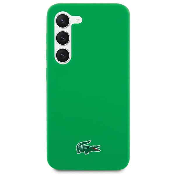 Σκληρή θήκη Lacoste LCHCS23SSLON S23 S911 σε πράσινο χρώμα με σιλικόνη - Image 3