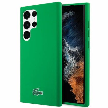Lacoste Silicone Croc Logo - θήκη για Samsung Galaxy S23 Ultra - Πράσινο