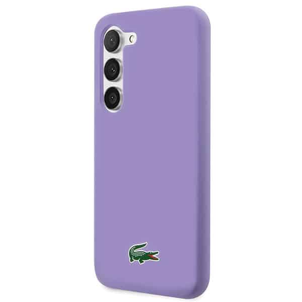Σκληρή θήκη Lacoste LCHCS23SSLOU S23 S911 μωβ/λεβάντα με σιλικόνη - Image 2