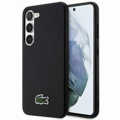 Lacoste Εμβληματικό Μοτίβο Petit Pique - θήκη για Samsung Galaxy S23 - Μαύρο