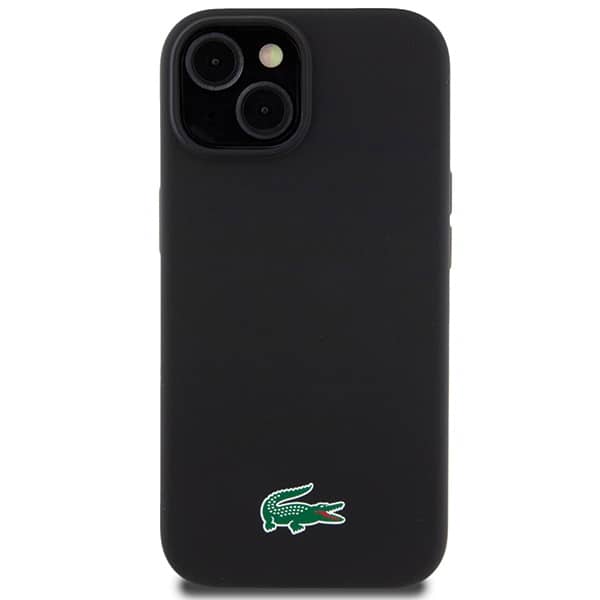 Lacoste Silicone Croc Logo MagSafe - θήκη για Apple iPhone 15 Plus / 14 - Μαύρο - Image 3