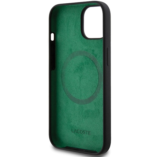 Lacoste Silicone Croc Logo MagSafe - θήκη για Apple iPhone 15 Plus / 14 - Μαύρο - Image 7