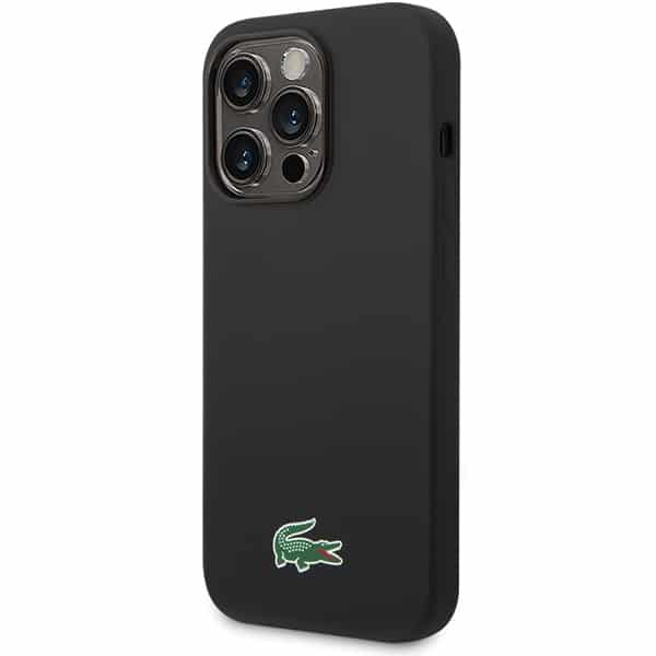 Lacoste Σιλικόνη Κροκόδειλος Λογότυπο MagSafe - θήκη για Apple iPhone 15 Pro Max - Μαύρο - Image 2