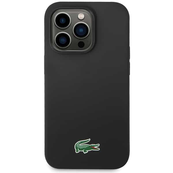 Lacoste Σιλικόνη Κροκόδειλος Λογότυπο MagSafe - θήκη για Apple iPhone 15 Pro Max - Μαύρο - Image 3