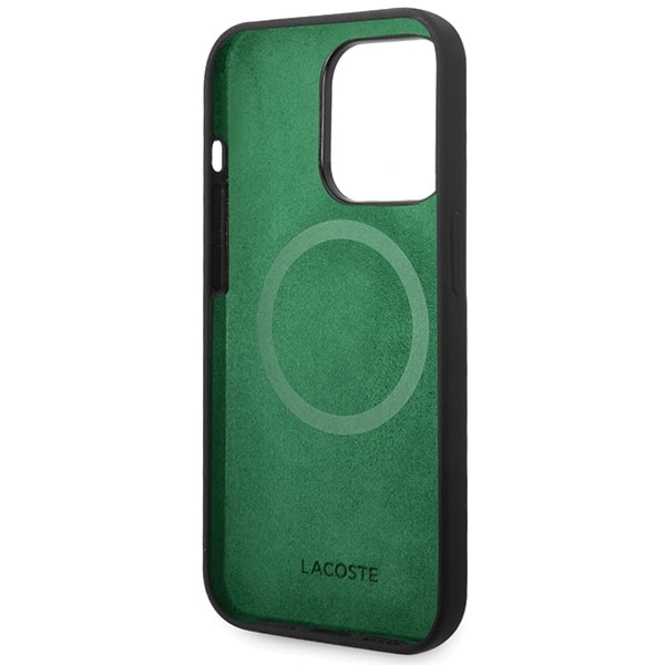 Lacoste Σιλικόνη Κροκόδειλος Λογότυπο MagSafe - θήκη για Apple iPhone 15 Pro Max - Μαύρο - Image 7