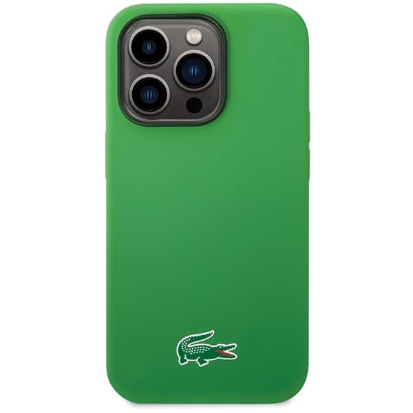 Lacoste Silicone Croc Logo MagSafe - θήκη για Apple iPhone 15 Pro Max - Πράσινο - Image 3
