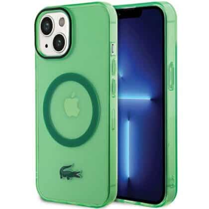 Lacoste Διαφανές MagSafe - θήκη για Apple iPhone 15 Plus / 14 - Πράσινο