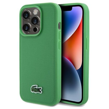 Lacoste Iconic Petit Pique MagSafe - θήκη για Apple iPhone 15 Pro Max - Πράσινο