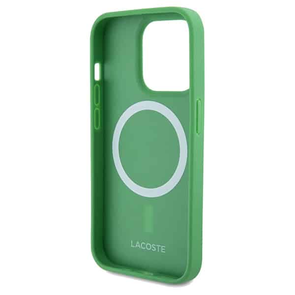 Lacoste Iconic Petit Pique MagSafe - θήκη για Apple iPhone 15 Pro Max - Πράσινο - Image 7