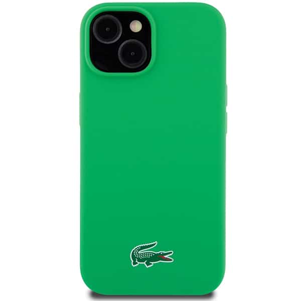 Lacoste Silicone Croc Logo MagSafe - θήκη για Apple iPhone 15 Plus / 14 - Πράσινο - Image 3