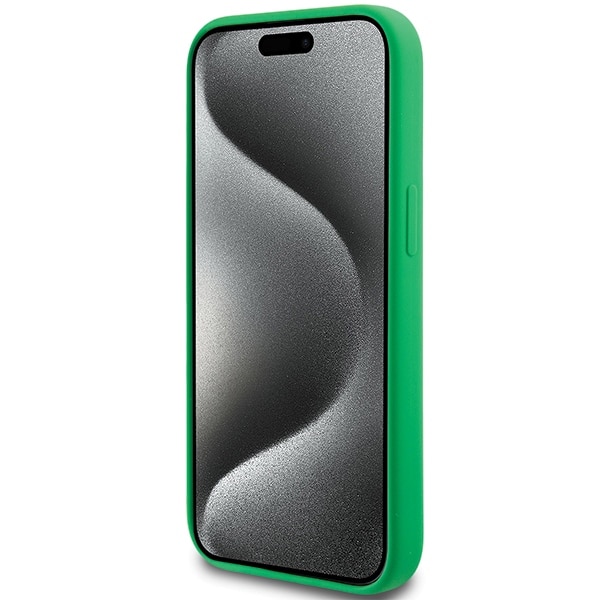Lacoste Silicone Croc Logo MagSafe - θήκη για Apple iPhone 15 Plus / 14 - Πράσινο - Image 5
