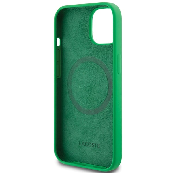 Lacoste Silicone Croc Logo MagSafe - θήκη για Apple iPhone 15 Plus / 14 - Πράσινο - Image 7