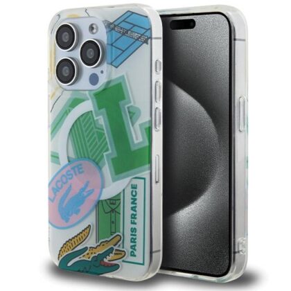 Σκληρή θήκη Lacoste LCHMP15LUPAN για iPhone 15 Pro 6.1" με διπλή επίστρωση και προστασία MagSafe