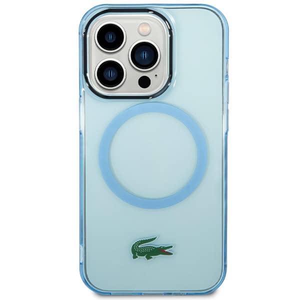 Lacoste Διαφανής MagSafe - θήκη για Apple iPhone 15 Pro Max - Μπλε - Image 3