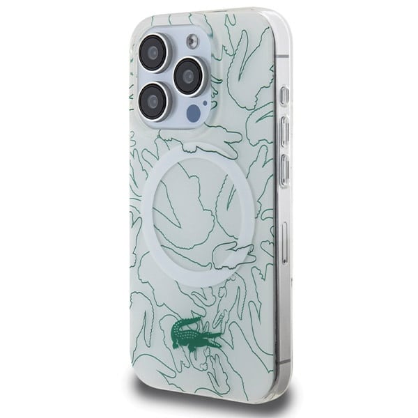 Lacoste Double Layer Repeat MagSafe - θήκη για Apple iPhone 15 Pro - Λευκό - Image 2