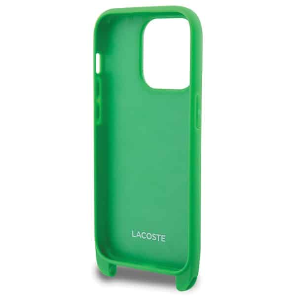 Lacoste LCHCP15XSPVCN Σκληρή θήκη iPhone 15 Pro Max 6,7" σε πράσινο χρώμα, Iconic Petit Pique, χιαστί - Image 5