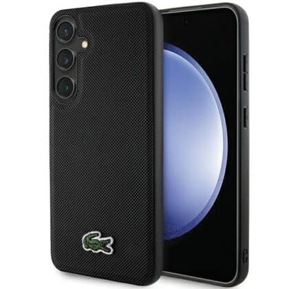 Lacoste Iconic Petit Pique MagSafe - θήκη για Samsung Galaxy S24+ - Μαύρο