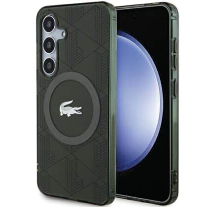 Lacoste IML Blend Monogram MagSafe - θήκη για Samsung Galaxy S24 - Χακί