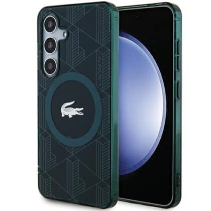 Lacoste IML Blend Monogram MagSafe - θήκη για Samsung Galaxy S24 - Πράσινο
