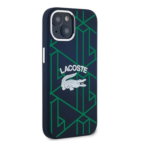 Lacoste Silicone Monogram Vintage Logo MagSafe - θήκη για Apple iPhone 15 / 14 13 - Μπλε - Image 4
