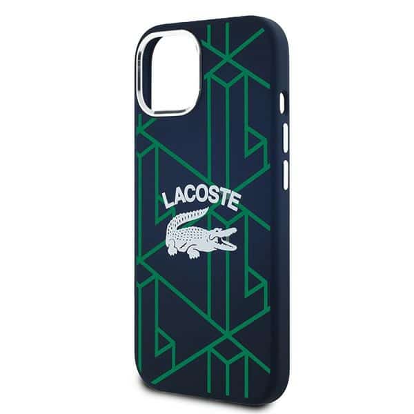 Lacoste Silicone Monogram Vintage Logo MagSafe - θήκη για Apple iPhone 15 / 14 13 - Μπλε - Image 6