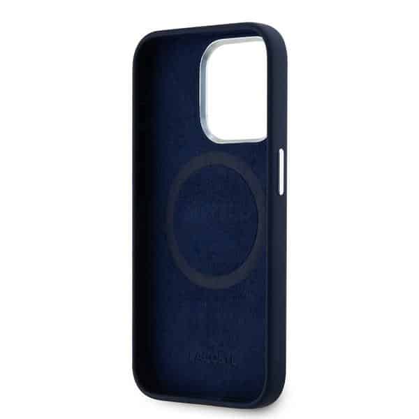 Lacoste LCHMP15XSBIV iPhone 15 Pro Max Σκληρή θήκη 6,7" σε μπλε χρώμα από σιλικόνη με μονόγραμμα και vintage λογότυπο Ma - Image 7