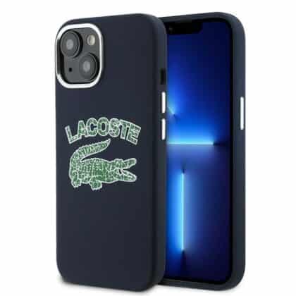 Lacoste Silicone Cracked Logo MagSafe - θήκη για Apple iPhone 15 / 14 13 - Μπλε