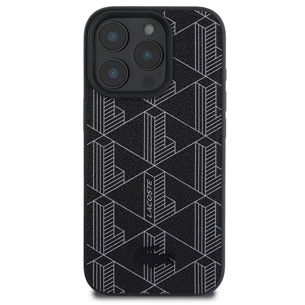 Lacoste Blend Monogram MagSafe - θήκη για Apple iPhone 16 Pro Max - Μαύρο - Image 3