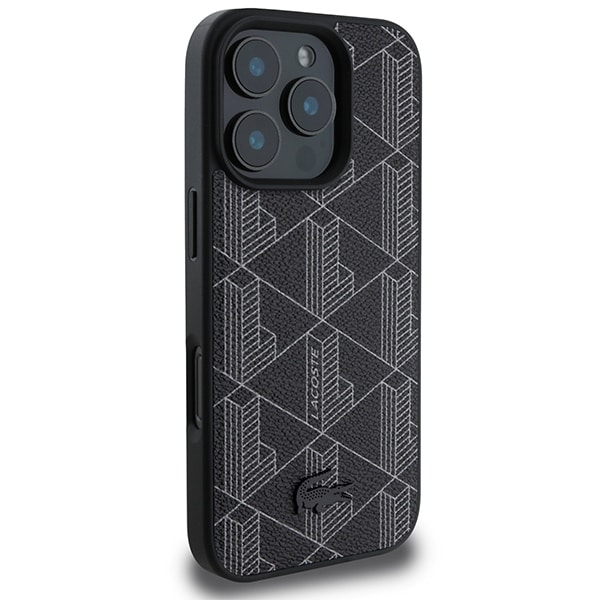 Lacoste Blend Monogram MagSafe - θήκη για Apple iPhone 16 Pro Max - Μαύρο - Image 4