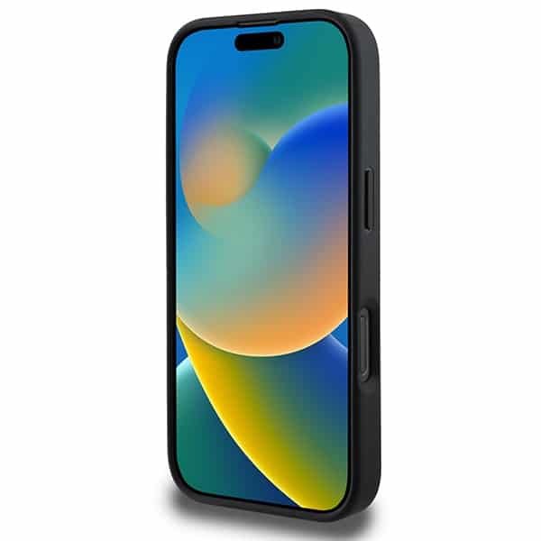 Σκληρή θήκη Lacoste LCHMP16LPIGK για iPhone 16 Pro 6,3" σε μπλε/μαύρο χρώμα με μονόγραμμα και vintage λογότυπο, MagSafe - Image 5