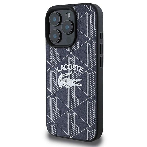 Lacoste Monogram Vintage Logo MagSafe - θήκη για Apple iPhone 16 Pro Max - Μπλε - Image 2