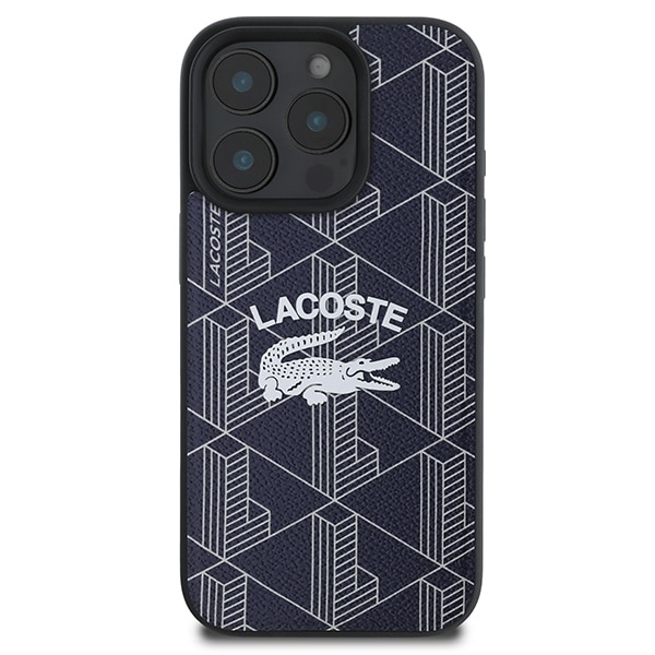 Lacoste Monogram Vintage Logo MagSafe - θήκη για Apple iPhone 16 Pro Max - Μπλε - Image 3