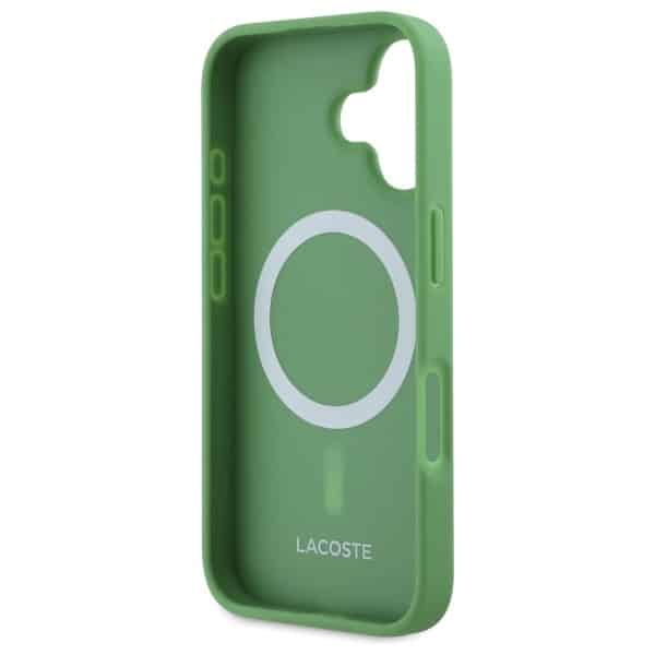 Lacoste Iconic Petit Pique MagSafe - θήκη για Apple iPhone 16 Plus - Πράσινο - Image 7