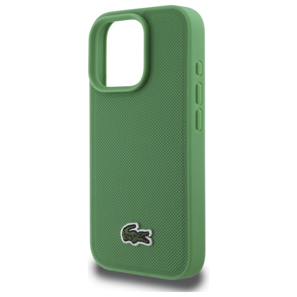 Σκληρή θήκη Lacoste LCHMP16LPVCN για iPhone 16 Pro 6,3" σε μαύρο/πράσινο χρώμα Iconic Petit Pique MagSafe - Image 6
