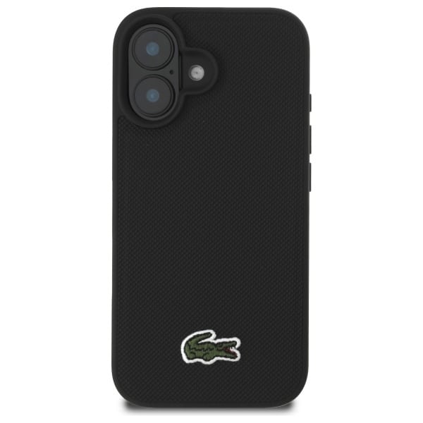 Lacoste Iconic Petit Pique MagSafe - θήκη για Apple iPhone 16 - Μαύρο - Image 3